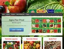 Tablet Screenshot of legume-seminte.ro